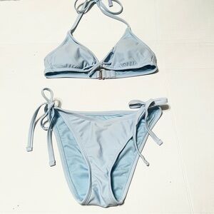 Shade & Shore Women’s Light Blue Bikini Set